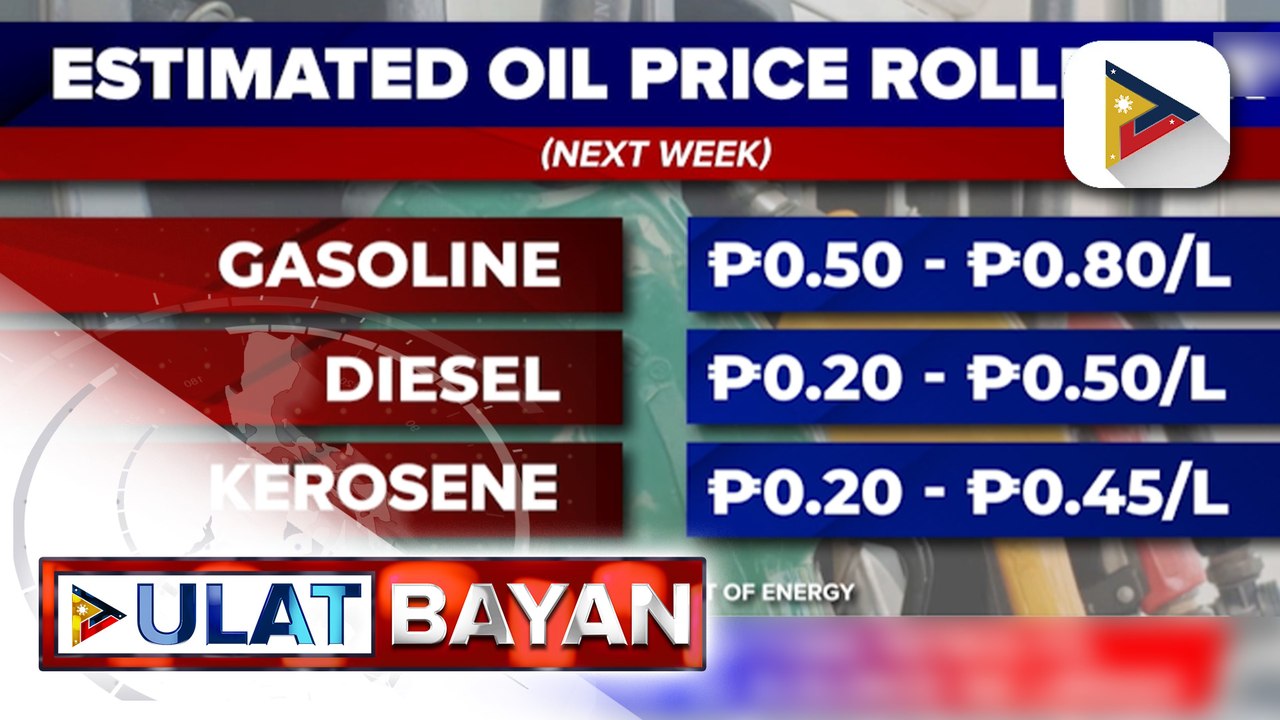 Presyo ng produktong petrolyo, posibleng bumaba sa susunod na linggo