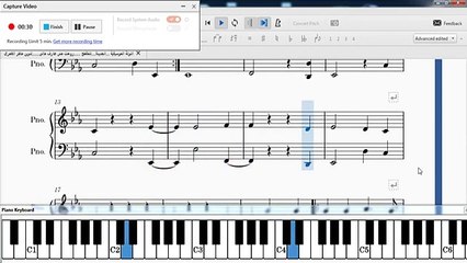 النوتة الموسيقية ,,,الجديدة,,,,للمقطع ,,,,,,روحت مش عارف مالي,,,فاتت جنبنا,,,,تدوين ماهر الغمرى