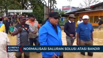 Tinjau Lokasi Banjir Kota Sorong Pj Gubernur PBD Upayakan Normalisasi Saluran
