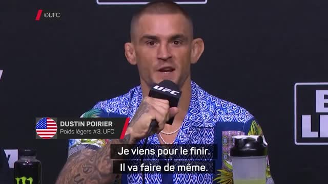 UFC 299 - Poirier : Je viens pour finir Saint Denis, ça va être fou