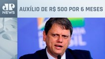 Tarcísio anuncia R$ 500 mensais para vítimas de violência