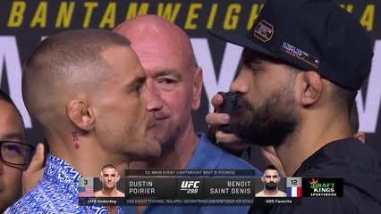 UFC 299 - Le premier face-à-face entre Poirier et Saint Denis avant leur guerre