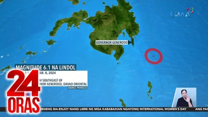 Davao Oriental, niyanig ng M6.1 na lindol; PHIVOLCS, nagbabala sa posibleng aftershocks | 24 Oras