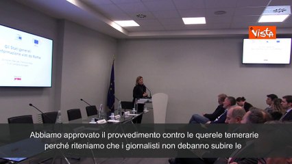 Jourova: "Il Media Freedom Act garantisce libert? di stampa in tutta l'Ue" -