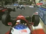 Alesi crashed Coulthard and Berger.