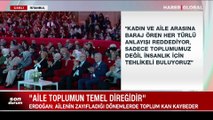 Cumhurbaşkanı Erdoğan: Ülkemizde aile kavramına alerjisi olan bir kesim var