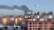 Tuzla'da fabrika yangını: Dumanlar gökyüzünü kapladı!