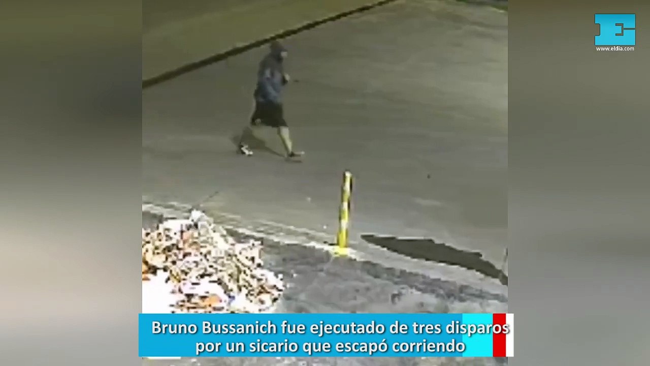 Bruno Bussanich fue ejecutado de tres disparos por un sicario que escapó corriendo