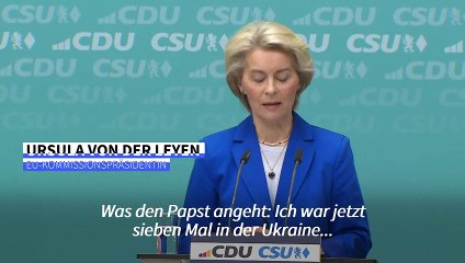 Merz: Papst-Äußerung zur Ukraine "grundfalsch"