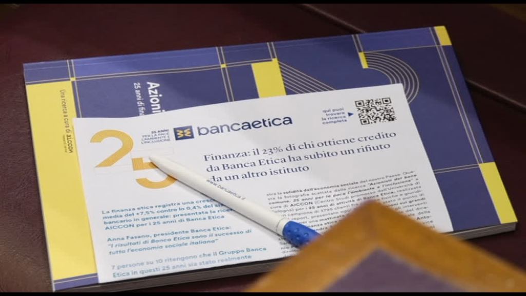 Video 25 anni di Banca Etica, Fasano: l'obiettivo è sostenibilità integrale