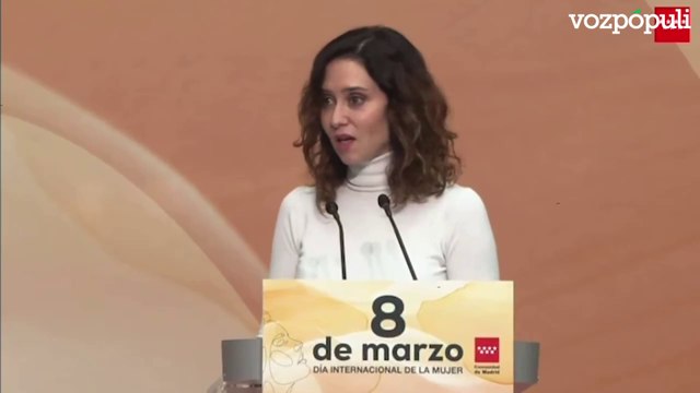 Ayuso: Hay que trabajar para que haya menos hombres y menos mujeres que sean víctimas