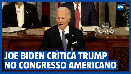 Biden critica Trump no congresso