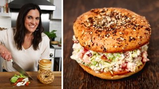 How to Make California BLT Chopped Bagels