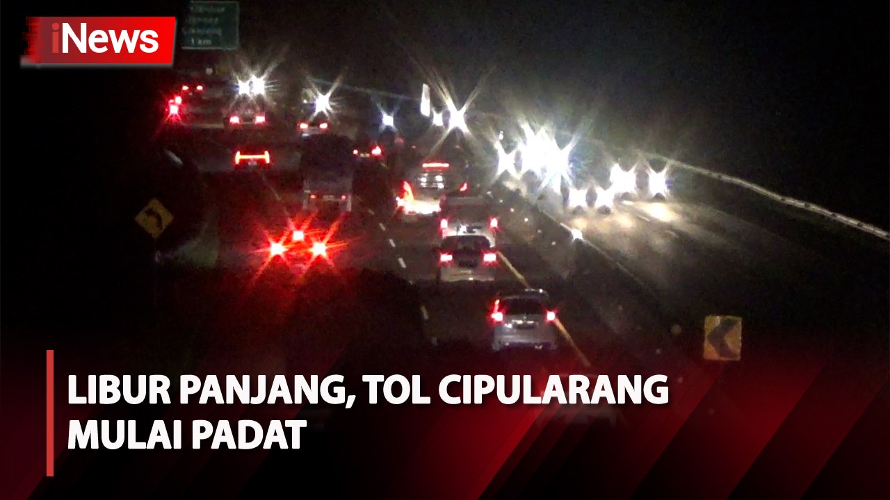 Jelang Libur Panjang, Arus Lalu Lintas di Tol Cipularang Mulai Padat