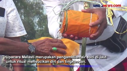 Upacara Melasti Jelang Nyepi di Pantai Marina Semarang Digelar Sederhana