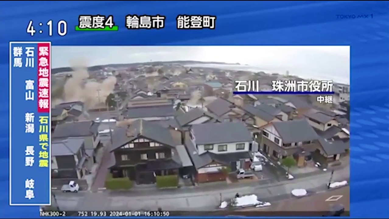 Terremoto e tsunami, immagini impressionanti