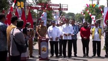 Persahabatan! Prabowo Dampingi Jokowi Resmikan Suatu Proyek