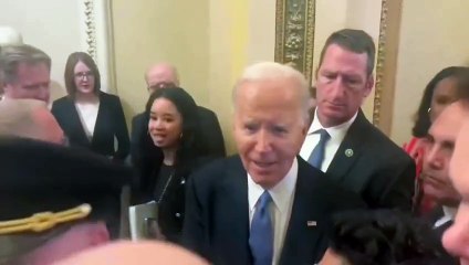 Fat Joe speaks with Joe Biden after the State of the Union