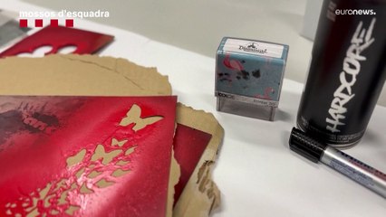 شاهد: الشرطة الإسبانية تفكك شبكة أنتجت أعمالا مزيفة للفنان بانكسي وبيعها