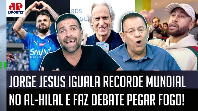 BATE-BOCA! ISSO NÃO TEM IMPORTÂNCIA NENHUMA, cara! Jorge Jesus IGUALA RECORDE MUNDIAL com Al-Hilal