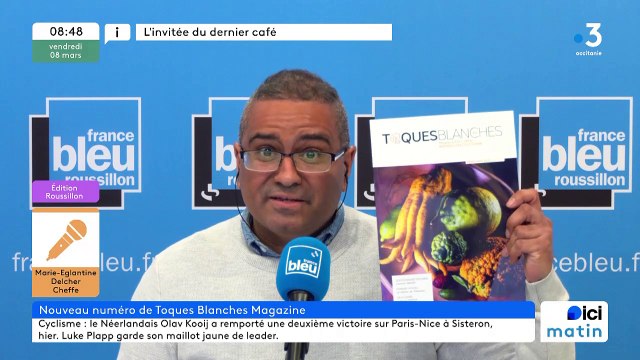 Marie-Eglantine Delcher cheffe Toques Blanches Roussillon Occitanie