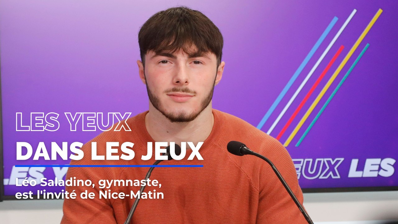 "Je pense vraiment à Paris": Léo Saladino, gymnaste antibois, est l'invité des Yeux dans les Jeux