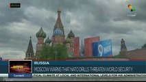 Russia: Moscow warns NATO drills threaten world security