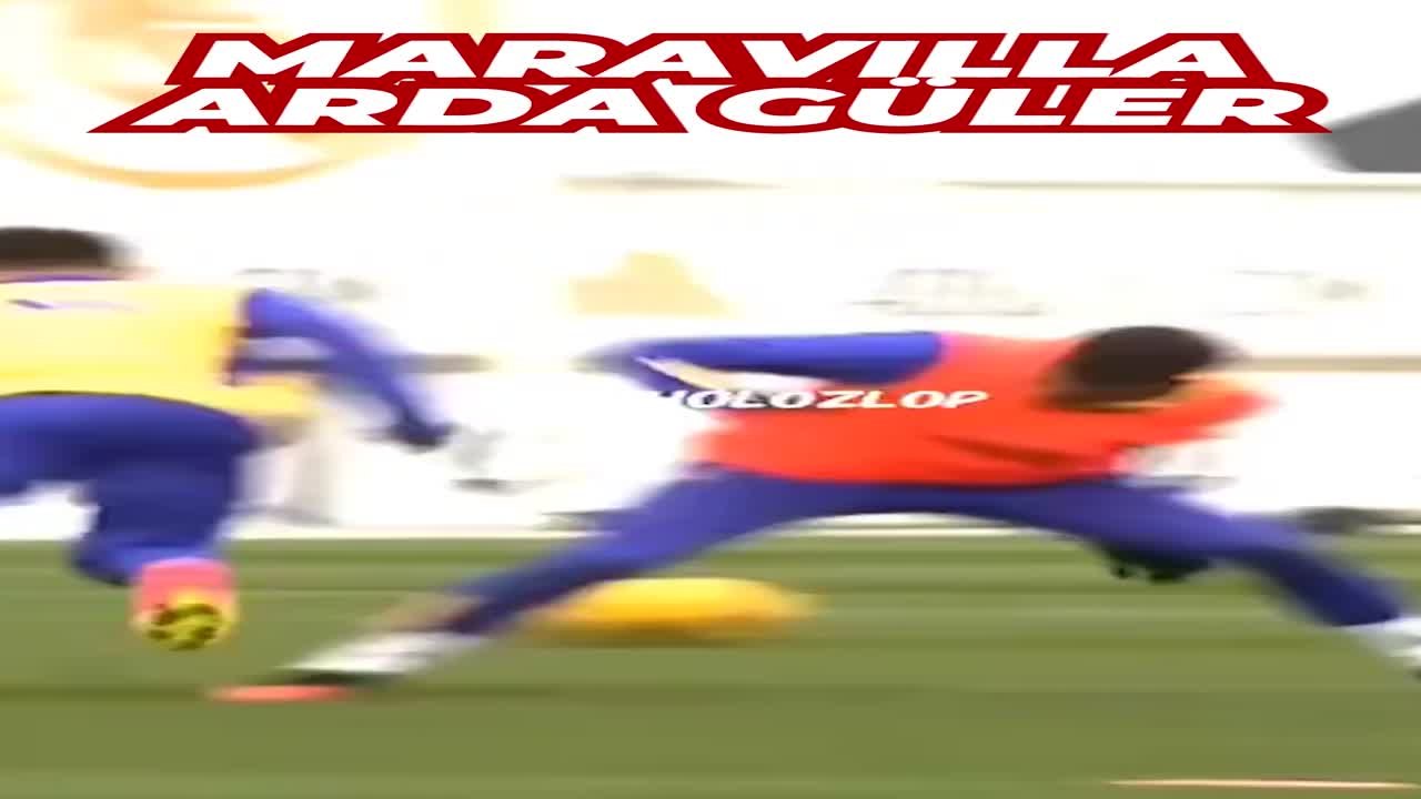 La maravilla de Arda Güler en el entrenamiento del Real Madrid