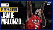 PBA Player of the Game Highlights: Jamie Malonzo scores career-high 32 as Ginebra logs first win vs Rain or Shine