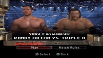 WWE Triple H vs Randy Orton Raw 3 January 2005 | SmackDown vs Raw 2006 PCSX2