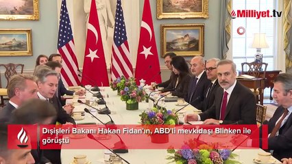 ABD'de Blinken ile görüşen Bakan Fidan'dan Gazze mesajı