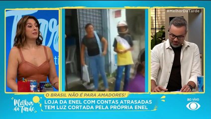 Loja de concessionária de energia, tem a luz cortada |Melhor da Tarde