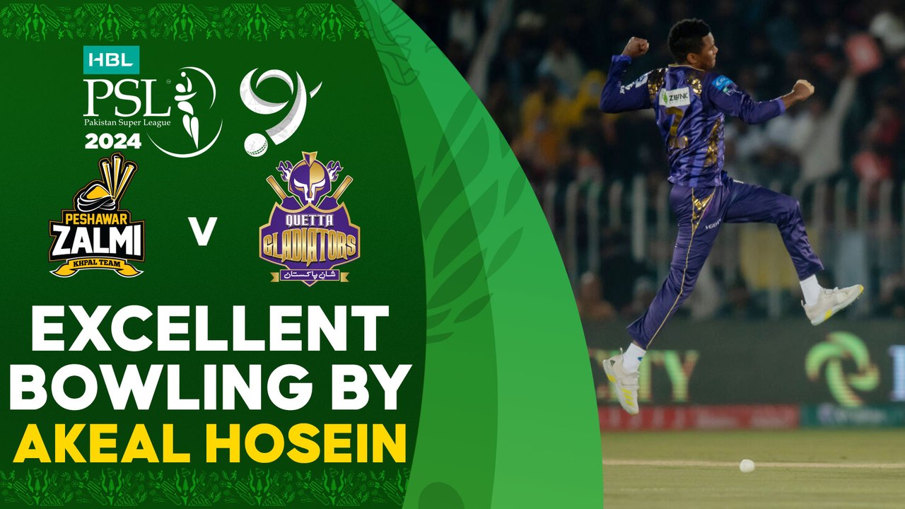 Excellent Bowling By Akeal Hosein | Peshawar vs Quetta | Match 25 | HBL PSL 9 | M1Z2U