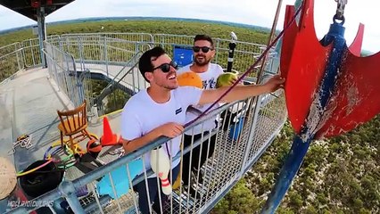 DODGING GIANT DARTS from 45m with RC Cars!