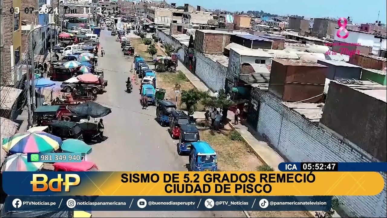 Así se vivió el sismo de 5.2 en Pisco e Ica: "Ya parecía terremoto"