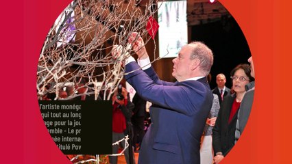 PHOTOS Albert et Stéphanie de Monaco à l'unisson : belle complicité pour célébrer ensemble un grand jour