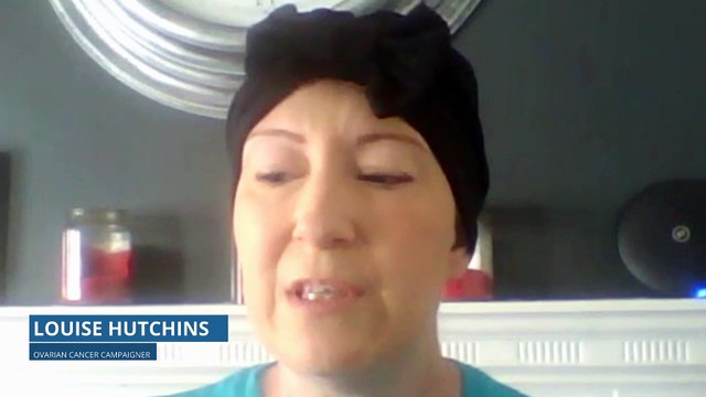 Louise Hutchins from Folkestone is calling for more awareness of the symptoms of ovarian cancer