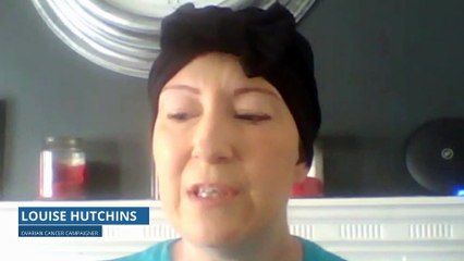 Louise Hutchins from Folkestone is calling for more awareness of the symptoms of ovarian cancer