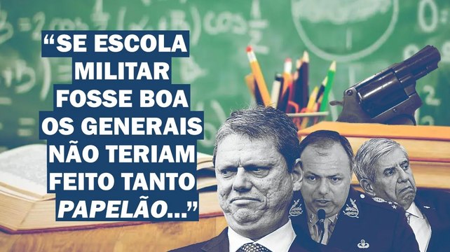 ESCOLA OU QUARTEL? TARCÍSIO DE FREITAS ENVIA PROJETO PARA ESCOLAS MILITARES EM SP | Cortes 247