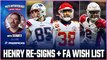 Patriots Free Agency WISH LISTS and Hunter Henry Re-Signs w/ Aaron Schatz | Pats Interference