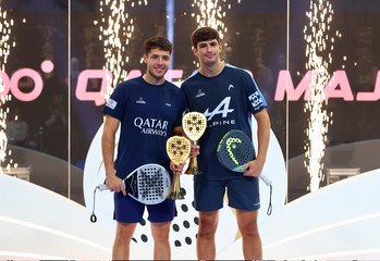 الثنائي المؤلف من الإسباني أرتورو كوييو والأرجنتيني أوغوستين تابيا يحرز لقب بطولة أريد قطر الكبرى للبادل