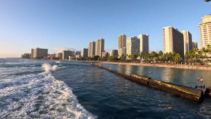 Waikiki Beautiful Sunset.