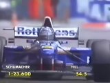 F1 – Damon Hill (Williams Renault V10) laps in qualifying – Monaco 1995