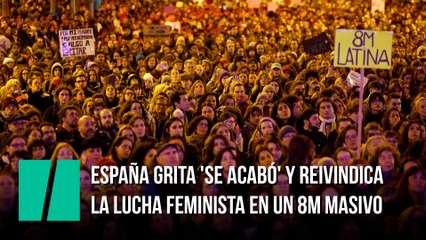 Manifestación en Madrid por el día del 8M