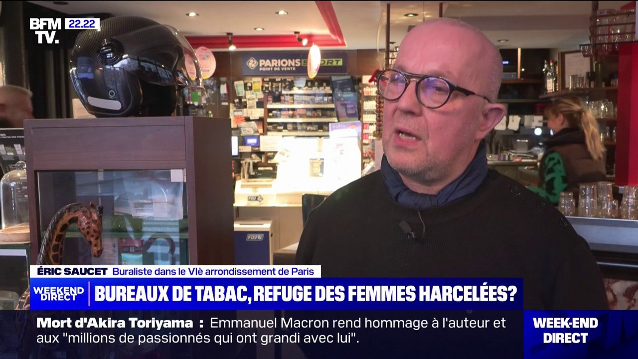 Éric Saucet, buraliste dans le Vième arrondissement de Paris: "Le harcèlement de rue est devenu un fléau, il m'est apparu normal de faire partie de ce dispositif"
