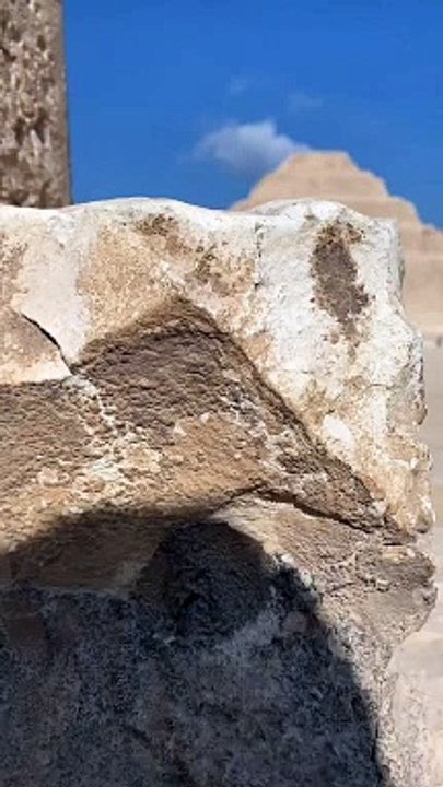 Sakkara step pyramid and his owner king