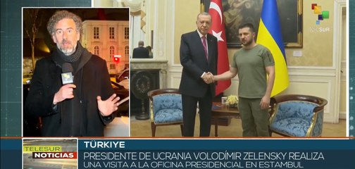 Presidente de Ucrania visita a su homólogo en Türkiye