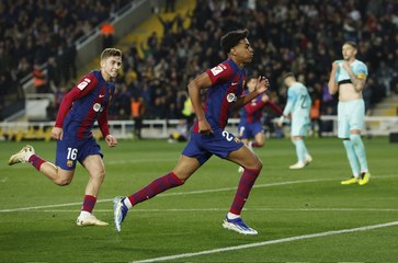 برشلونة يستعد لمواجهة نابولي بفوز صعب أمام ريال مايوركا
