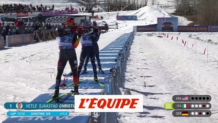 Le résumé du relais hommes de Soldier Hollow - Biathlon - CM (H)