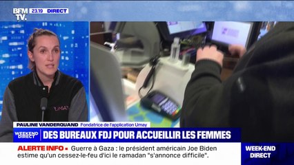 Pauline Vanderquand (fondatrice de l'application Umay): "On a aujourd'hui 6.500 safe place (...) et il va y avoir une formation pour un accueil de premier niveau"